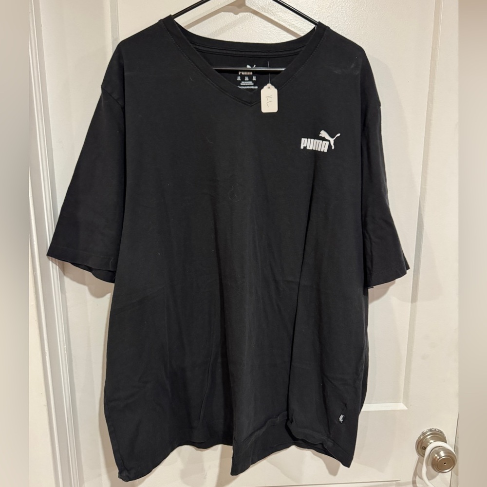 Puma Black Short Sleeve Tee